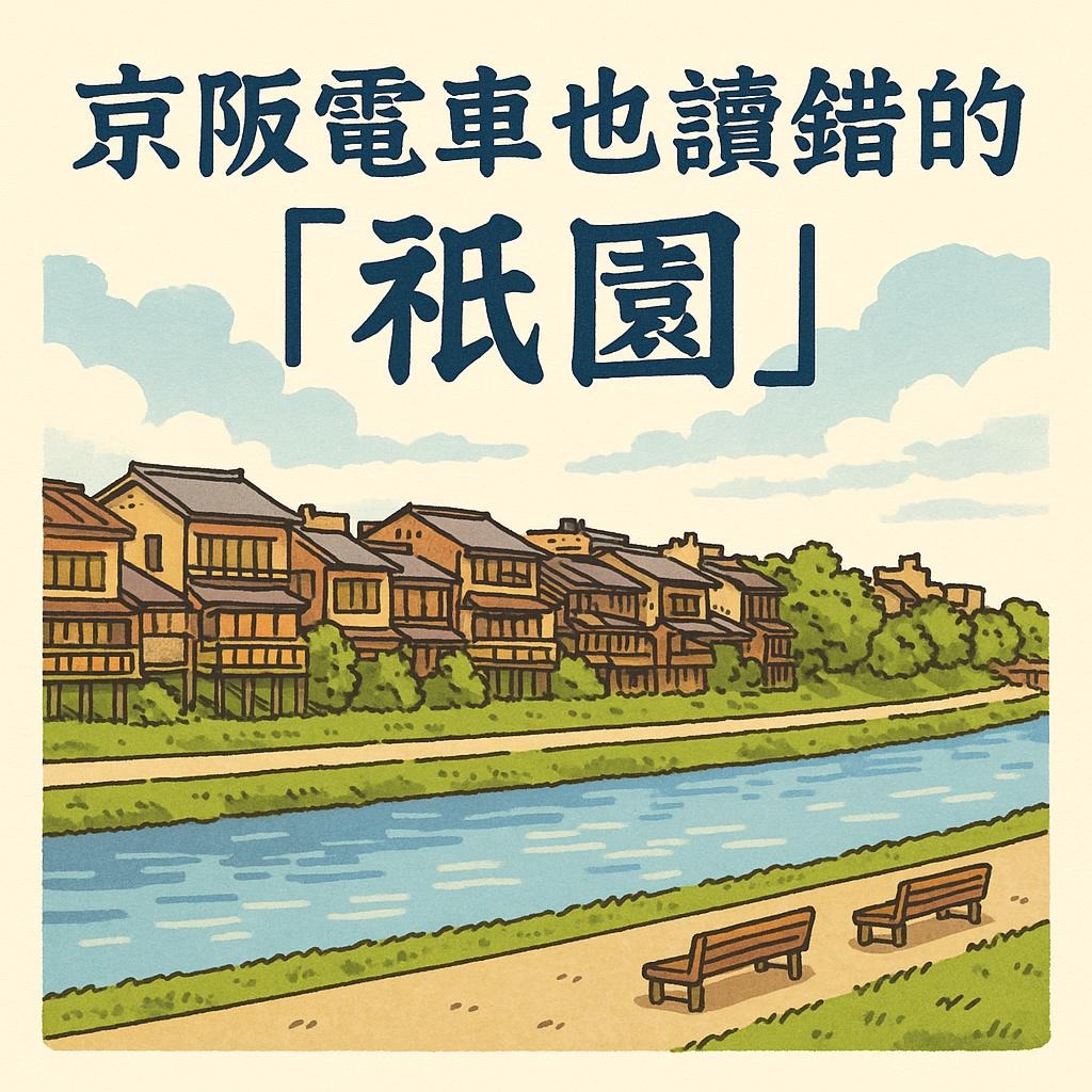 京阪電車都讀錯「祇園」!