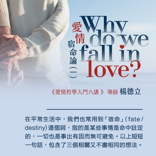 Why do we fall in love? 愛情宿命論 (一)